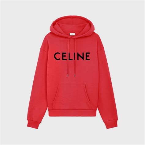 celine red hoodie|24s celine hoodie.